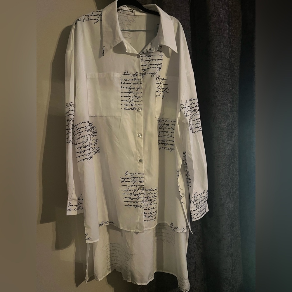 Oversized Hi-Lo Top